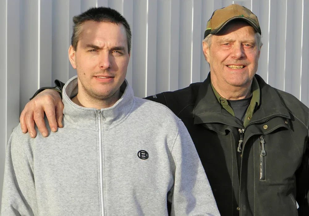 Mattias och Rune Åkervall – två generationer av Pilgrimstad Takstolar AB